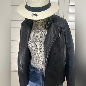 Urban Republic Black Leather Jacket